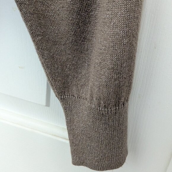 Calvin Klein Women's Knitted Sweaters Half Turtleneck Pulluver Size XL Brown - Picture 4 of 12